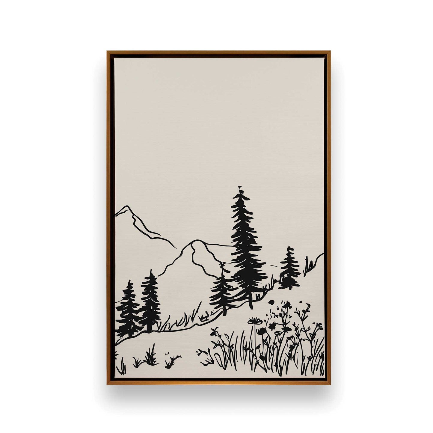 [Color:Polished Gold], Picture of art in a Polished Gold frame