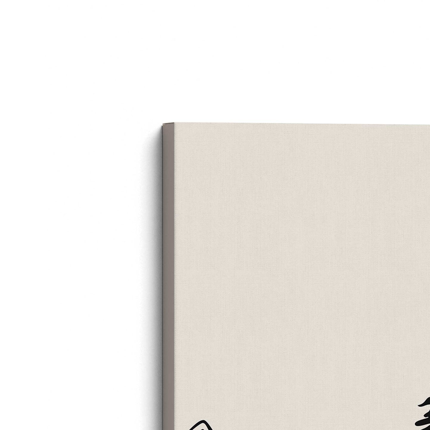[Color:Stretched Canvas], Picture of the corner of the art