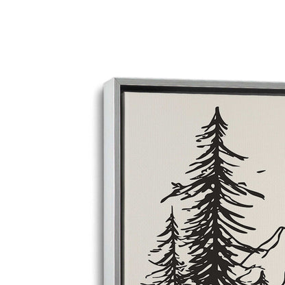 [Color:Polished Chrome], Picture of art in a Polished Chrome frame at an angle