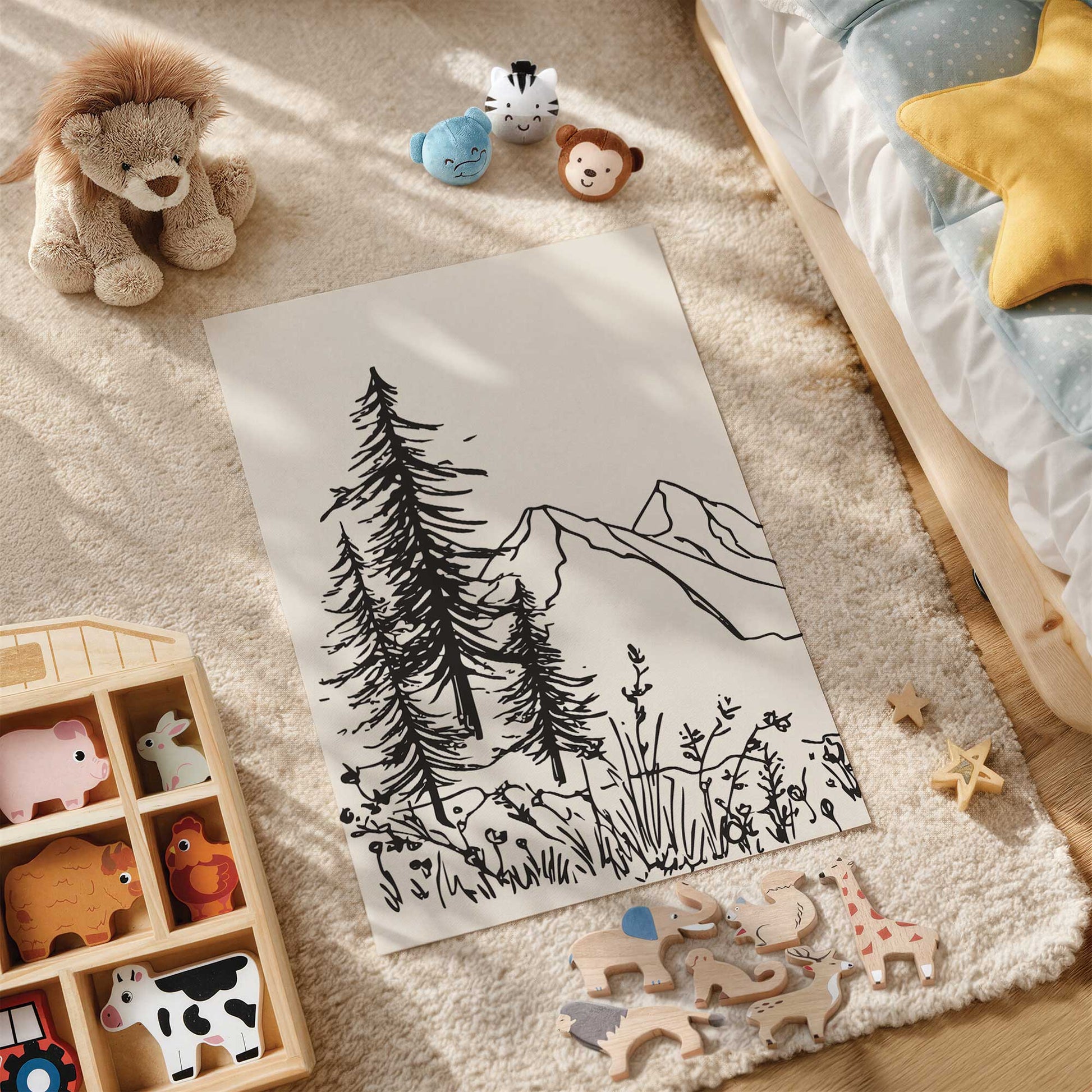 [Color:Rolled Print], Picture of close up of art