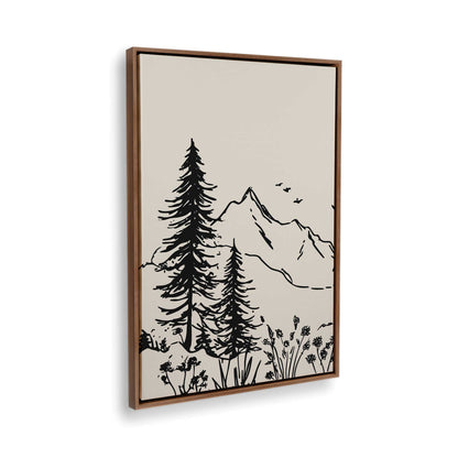 [Color:Walnut], Picture of the corner of the art