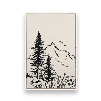 [Color:Opaque White], Picture of art in a White frame