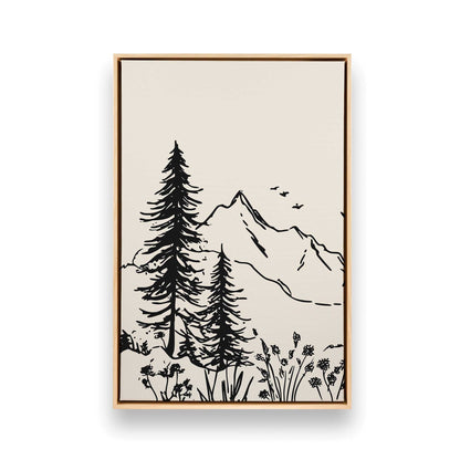 [Color:American Maple], Picture of art in a American Maple frame