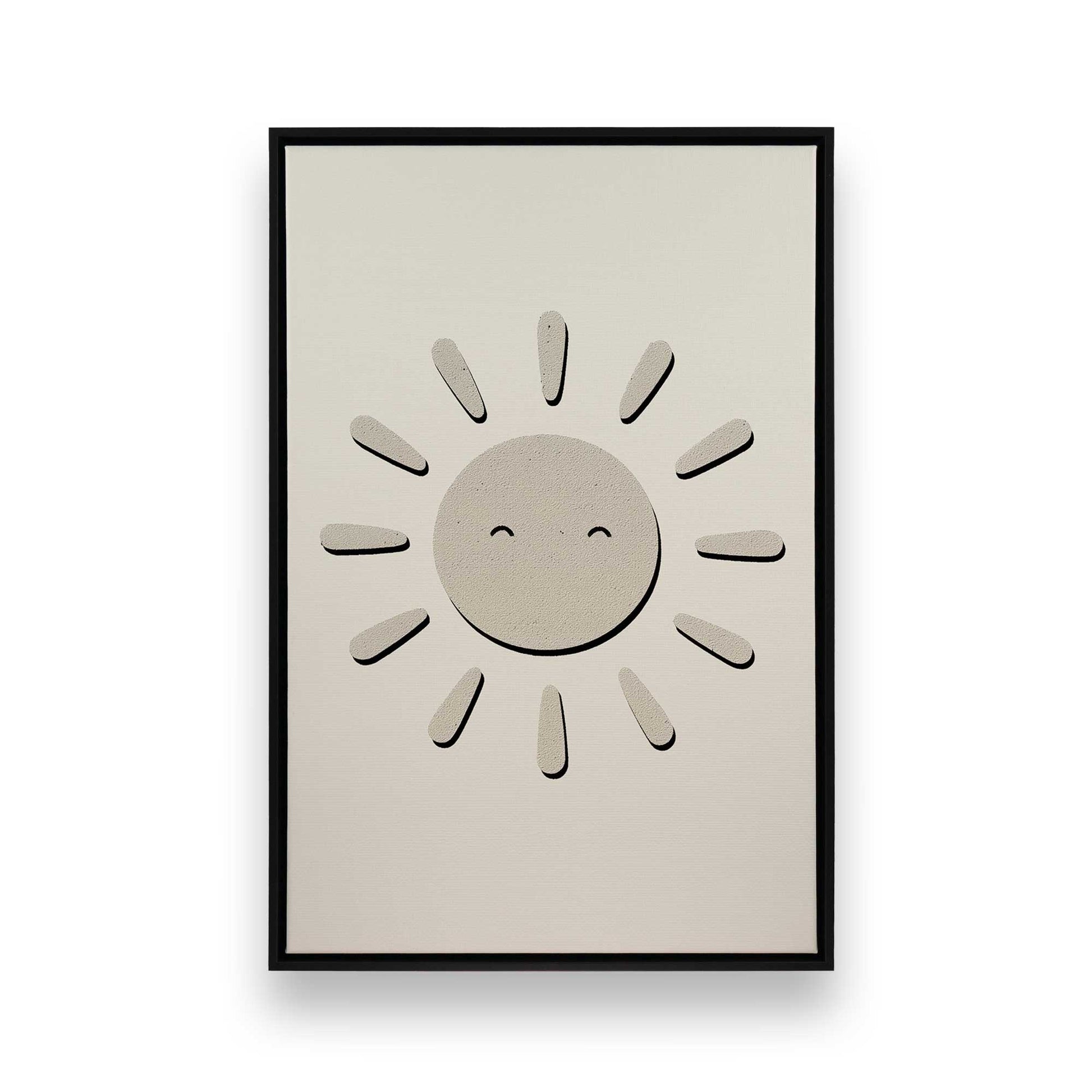 [Color:Satin Black], Picture of art in a Satin Black frame