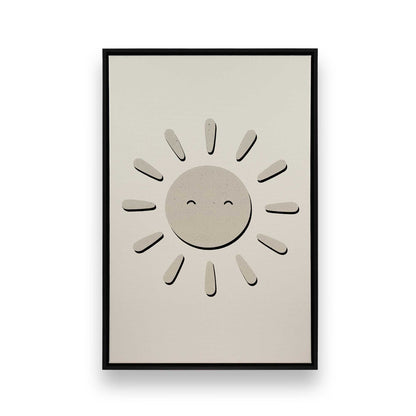 [Color:Satin Black], Picture of art in a Satin Black frame