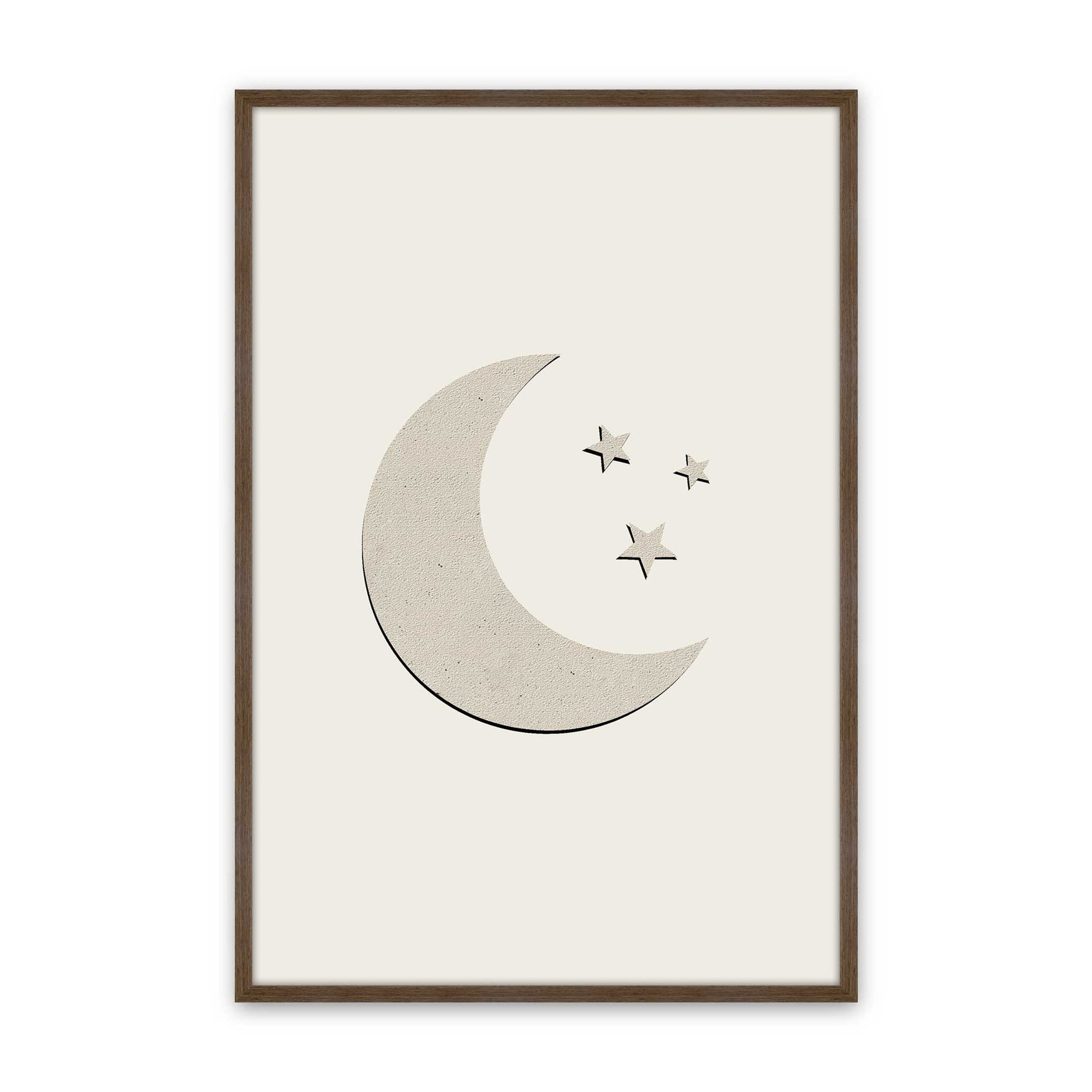 [Color:Walnut], Picture of art in a Walnut frame