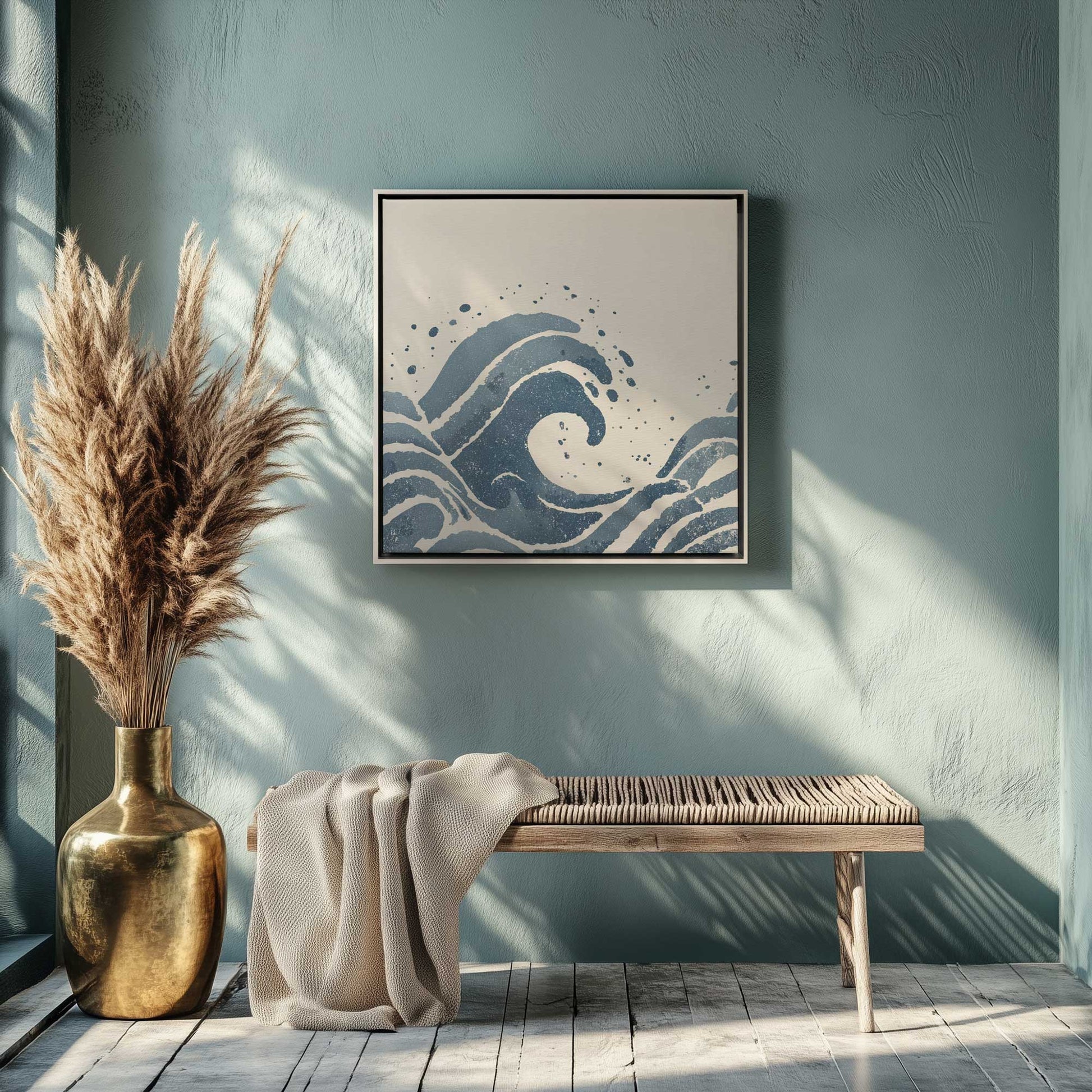 Picture of art in a room