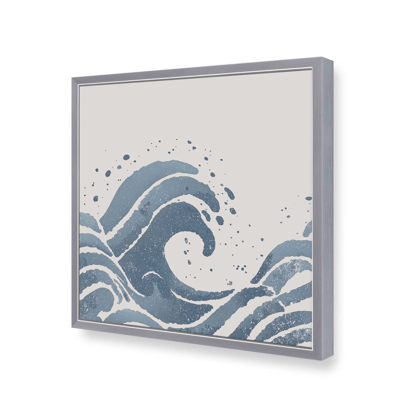 [Color:Polished Chrome], Picture of art in a Polished Chrome frame of the corner