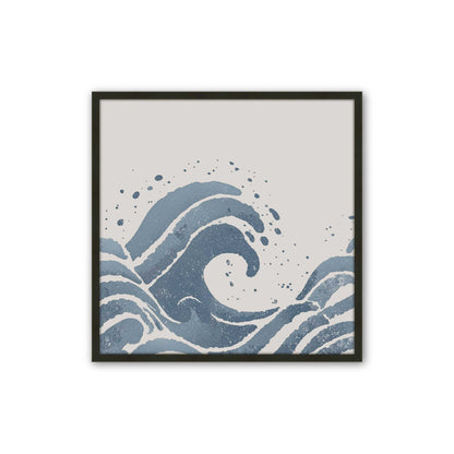 [Color:Satin Black], Picture of art in a Satin Black frame