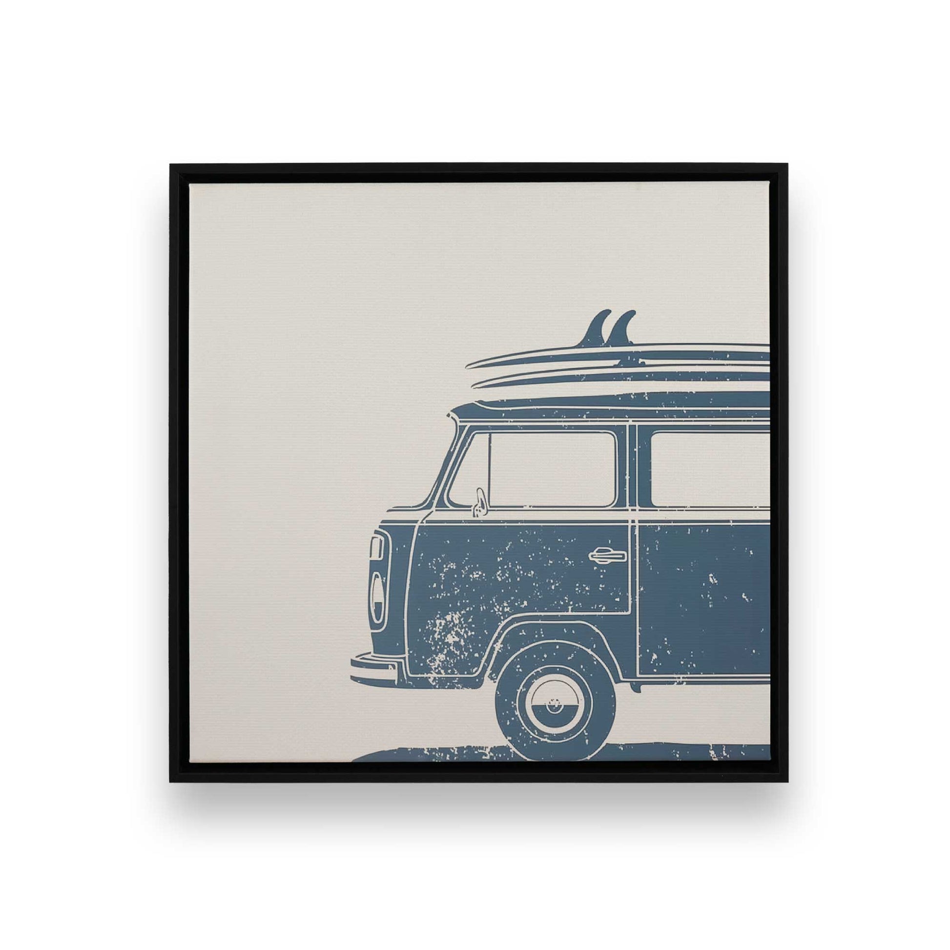 [Color:Satin Black], Picture of art in a Satin Black frame