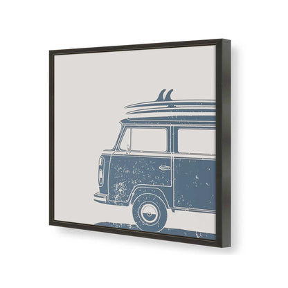 [Color:Satin Black], Picture of art in a Satin Black frame of the corner