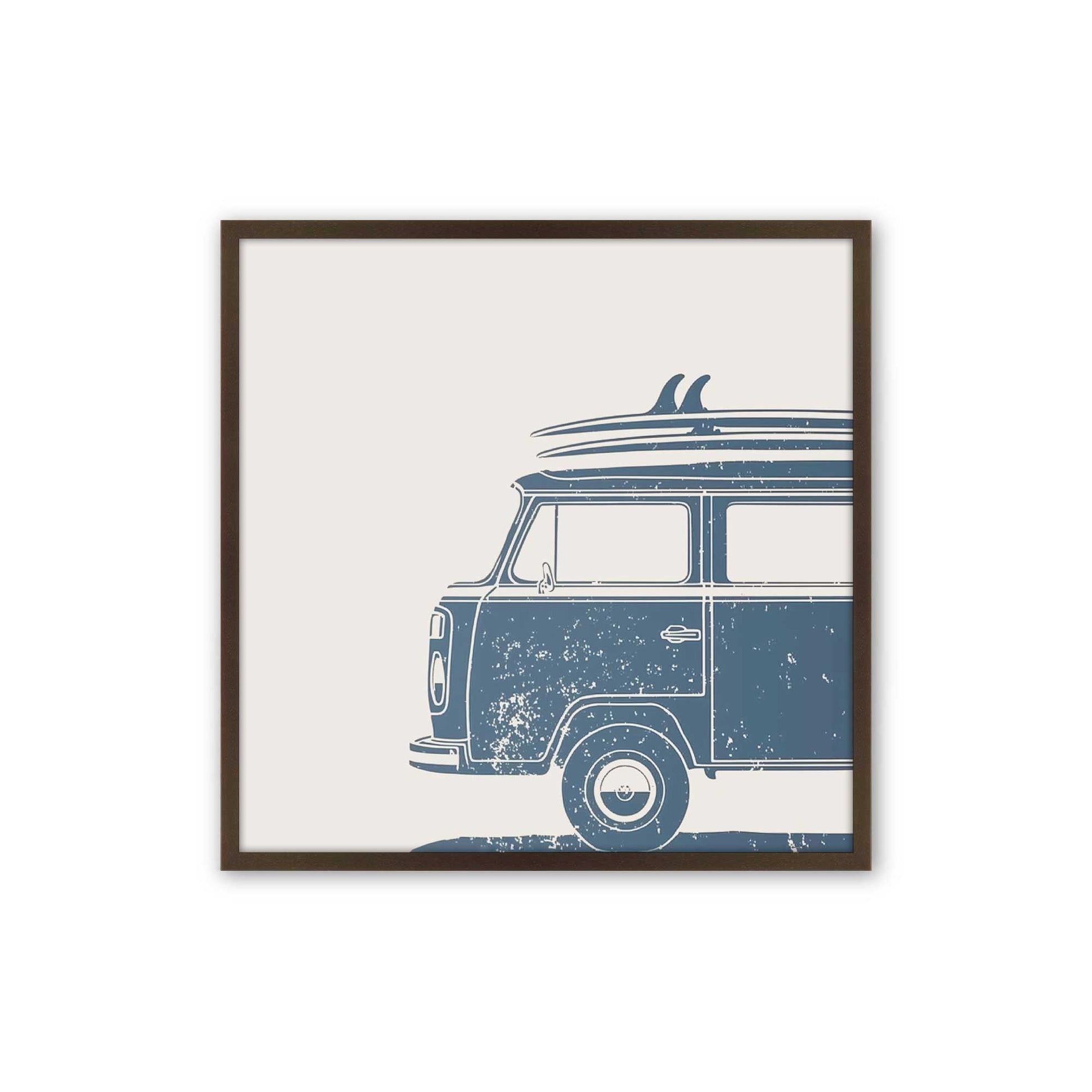 [Color:Espresso], Picture of art in a Espresso frame