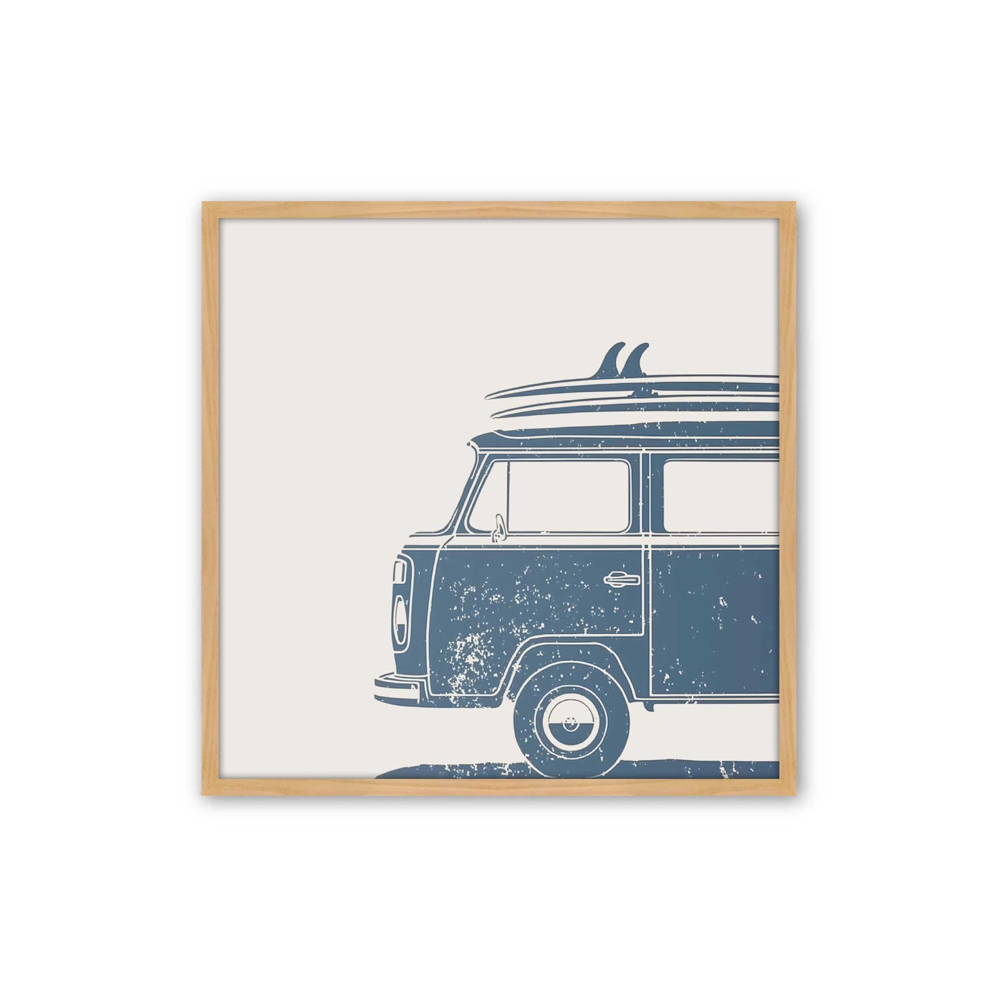 [Color:American Maple], Picture of art in a American Maple frame
