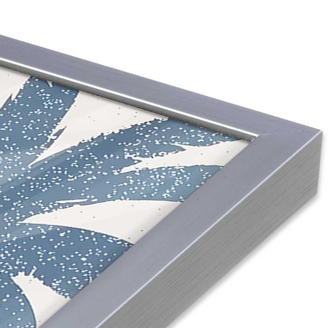 [Color:Polished Chrome], Picture of art in a Polished Chrome frame at an angle