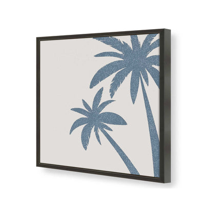 [Color:Satin Black], Picture of art in a Satin Black frame of the corner
