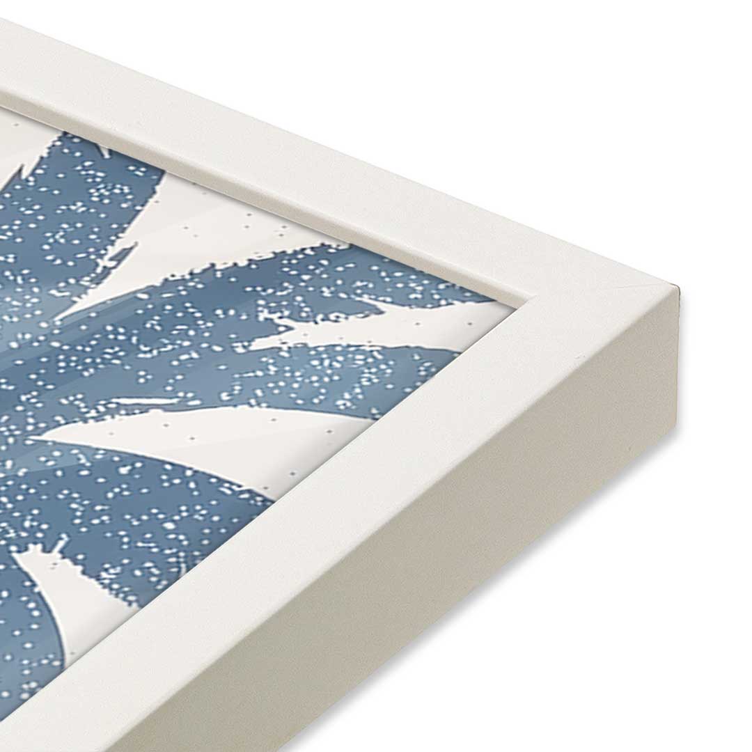 [Color:Opaque White], Picture of art in a Opaque White frame at an angle
