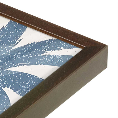 [Color:Espresso], Picture of art in a Espresso frame at an angle