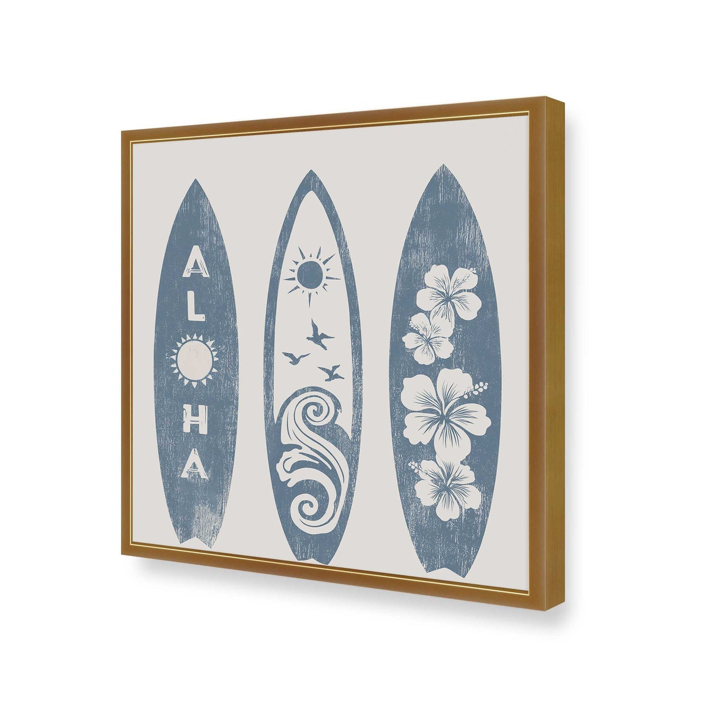 [Color:Polished Gold], Picture of art in a Polished Gold frame of the corner