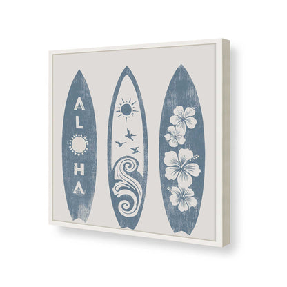 [Color:Opaque White], Picture of art in a Opaque White frame of the corner