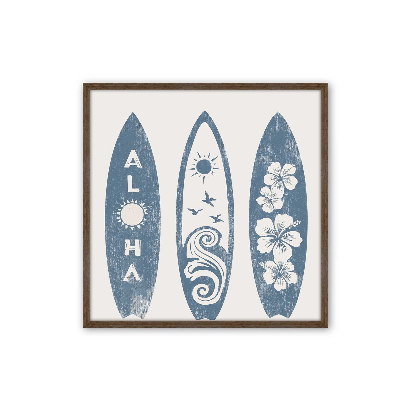 [Color:Walnut], Picture of art in a Walnut frame