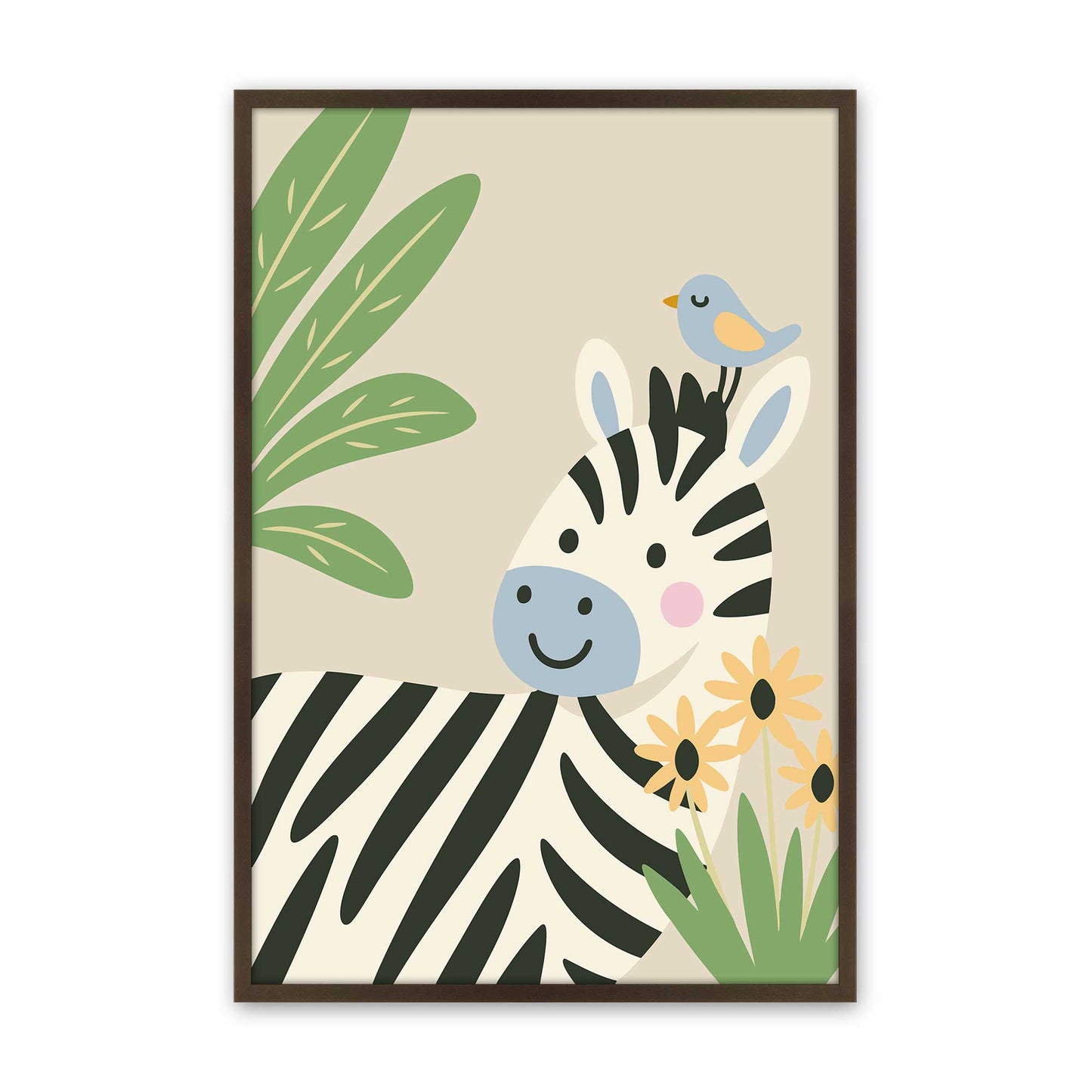 [Color:Belvinder Brown], Picture of art in a Belvinder Brown frame