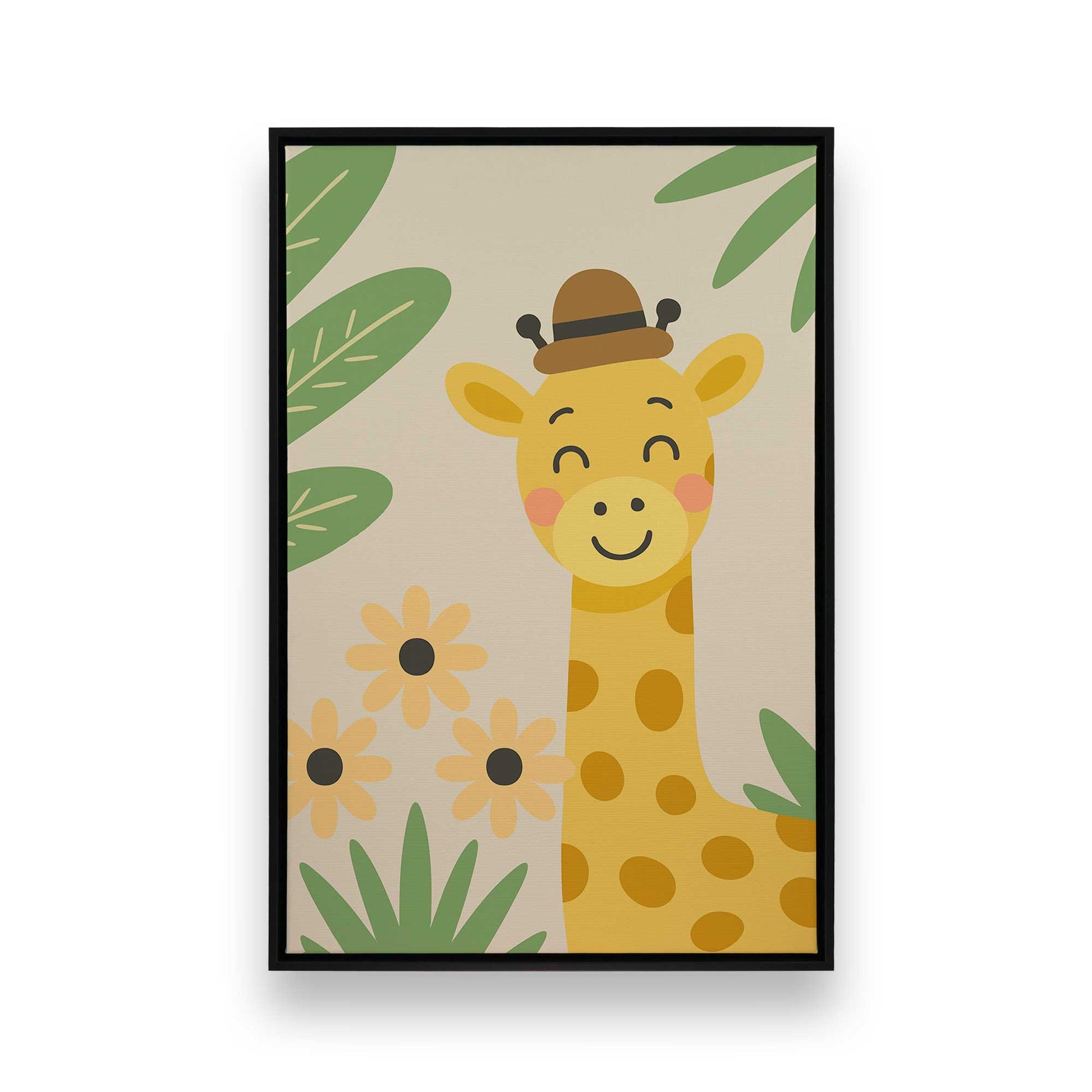 [Color:Satin Black], Picture of art in a Satin Black frame