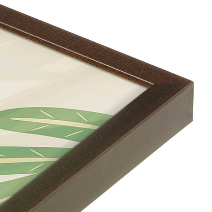 [Color:Belvinder Brown], Picture of art in a Belvinder Brown frame at an angle