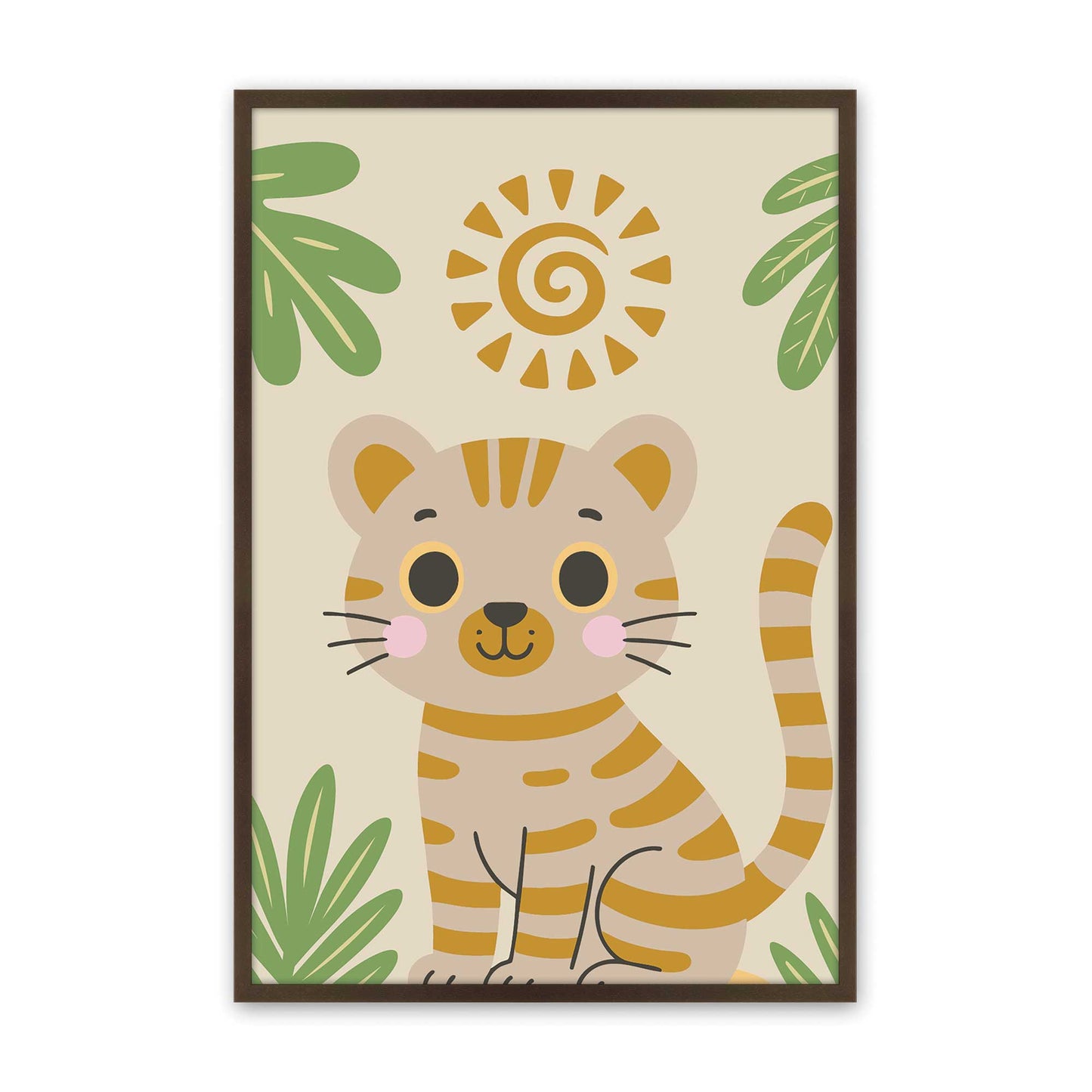 [Color:Belvinder Brown], Picture of art in a Belvinder Brown frame