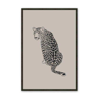 [Color:Satin Black], Picture of art in a Satin Black frame