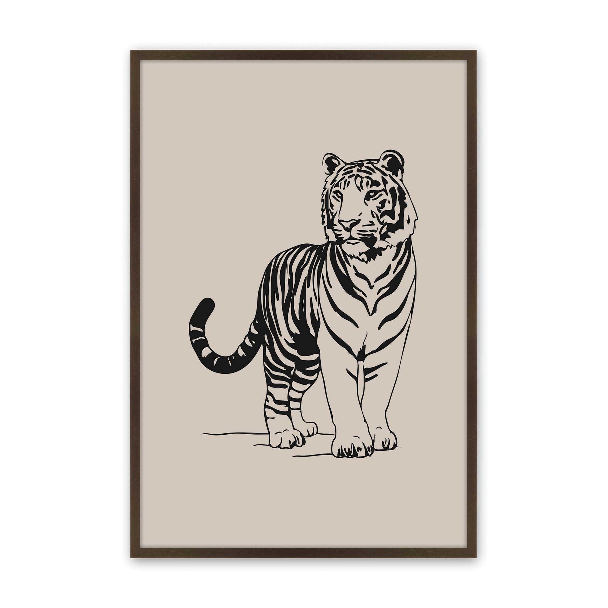 [Color:Belvinder Brown], Picture of art in a Belvinder Brown frame