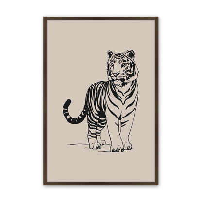 [Color:Belvinder Brown], Picture of art in a Belvinder Brown frame