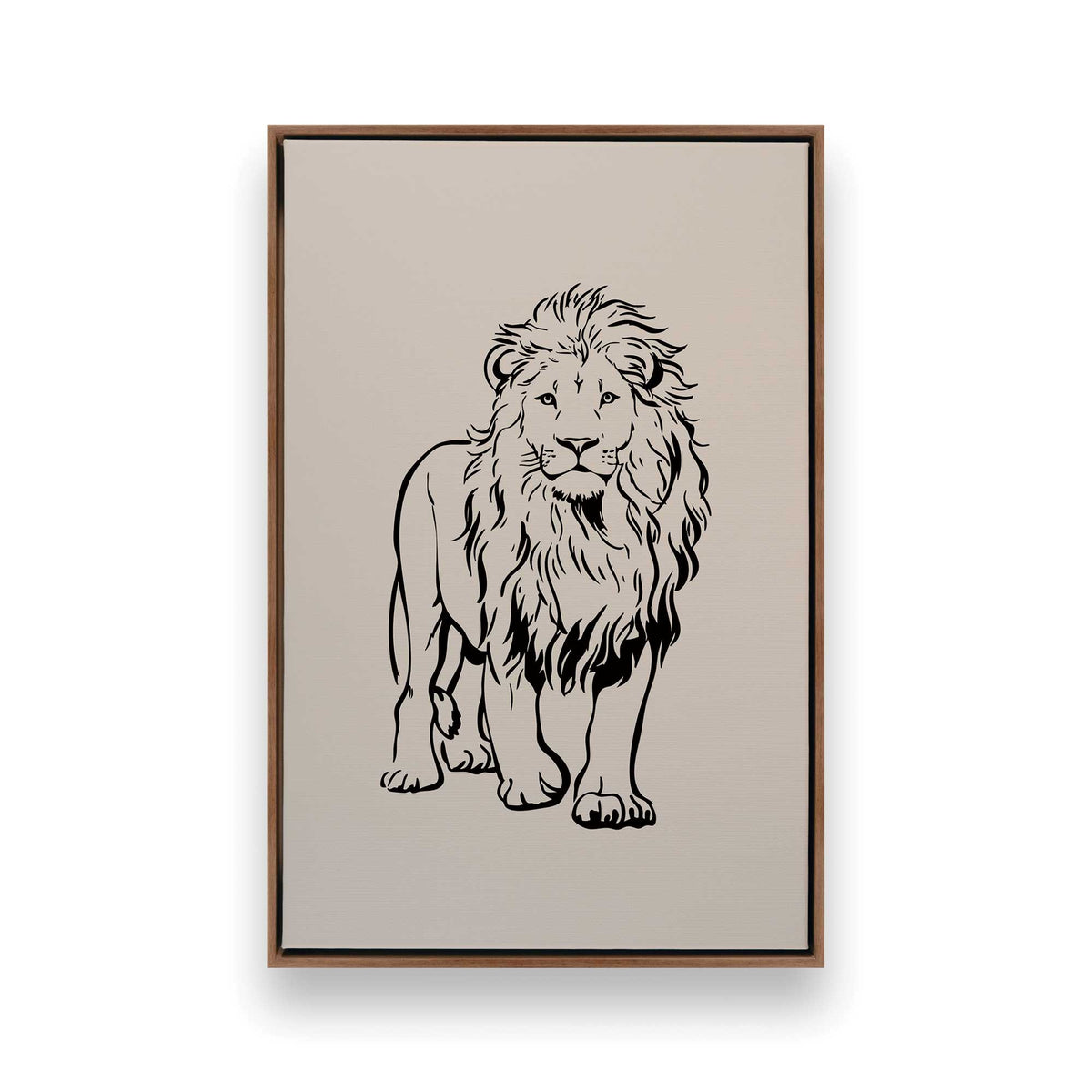 [Color:Walnut], Picture of art in a Walnut frame