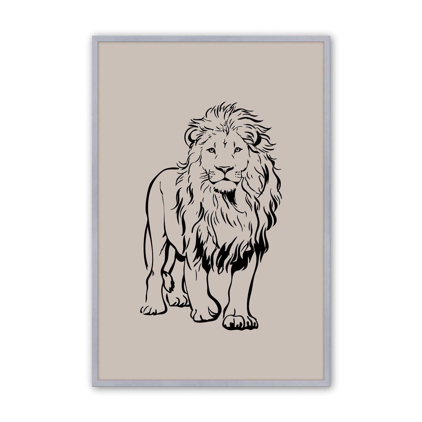 [Color:Polished Chrome], Picture of art in a Polished Chrome frame