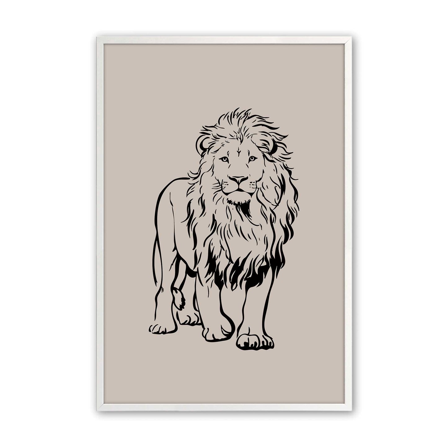 [Color:Opaque White], Picture of art in a Opaque White frame