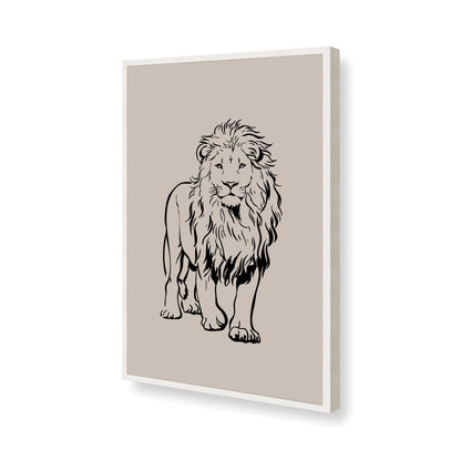 [Color:Opaque White], Picture of art in a Opaque White frame of the corner