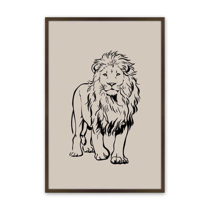 [Color:Belvinder Brown], Picture of art in a Belvinder Brown frame