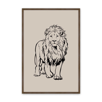 [Color:Walnut], Picture of art in a Walnut frame