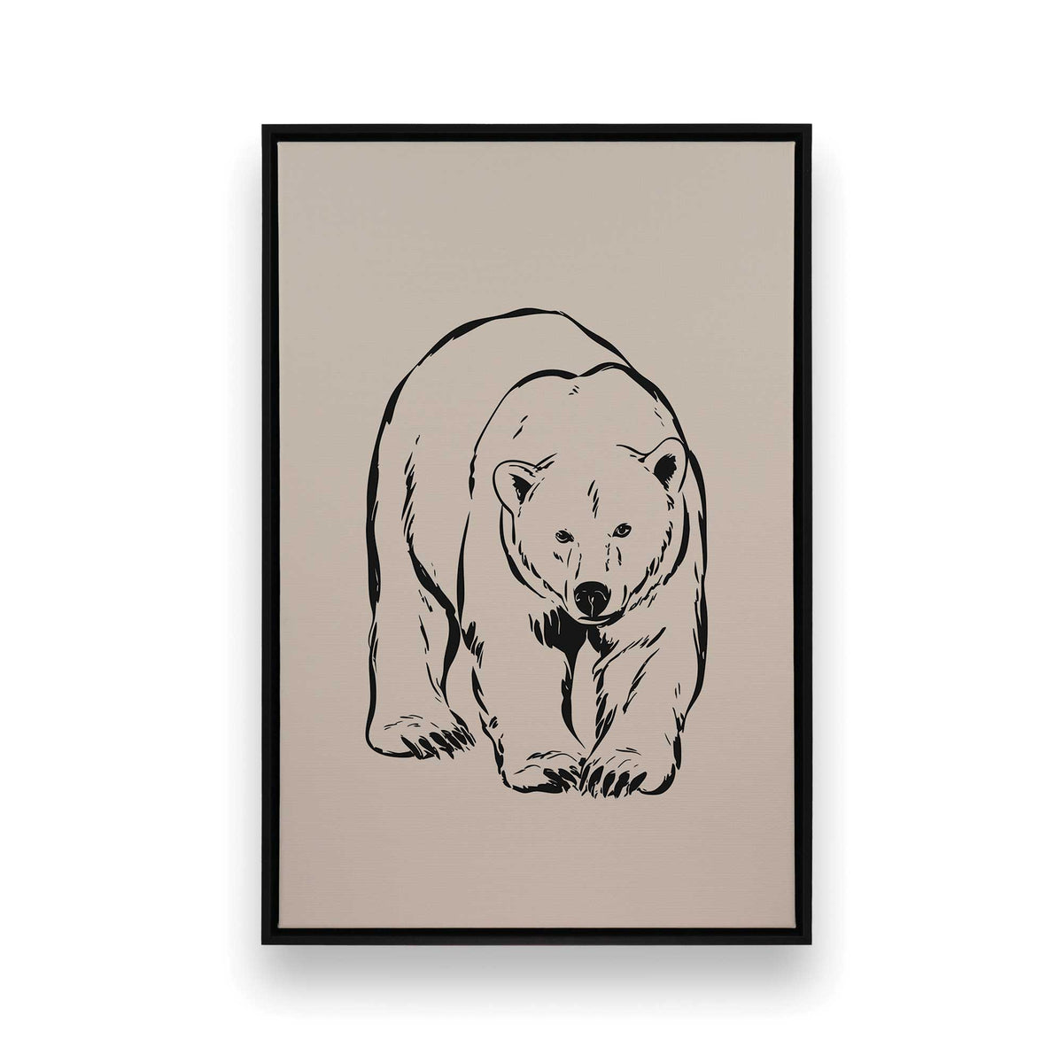 [Color:Satin Black], Picture of art in a Satin Black frame