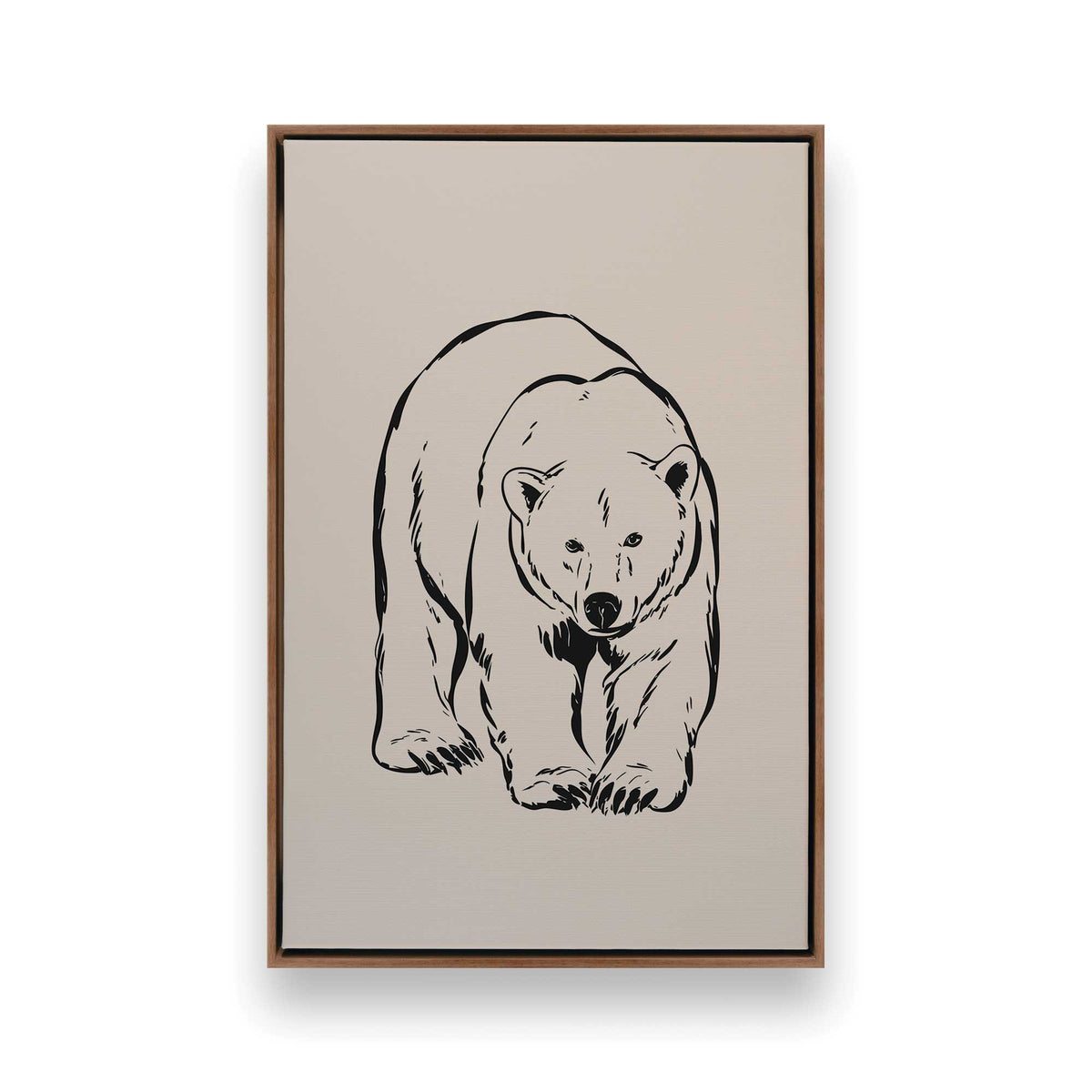 [Color:Walnut], Picture of art in a Walnut frame