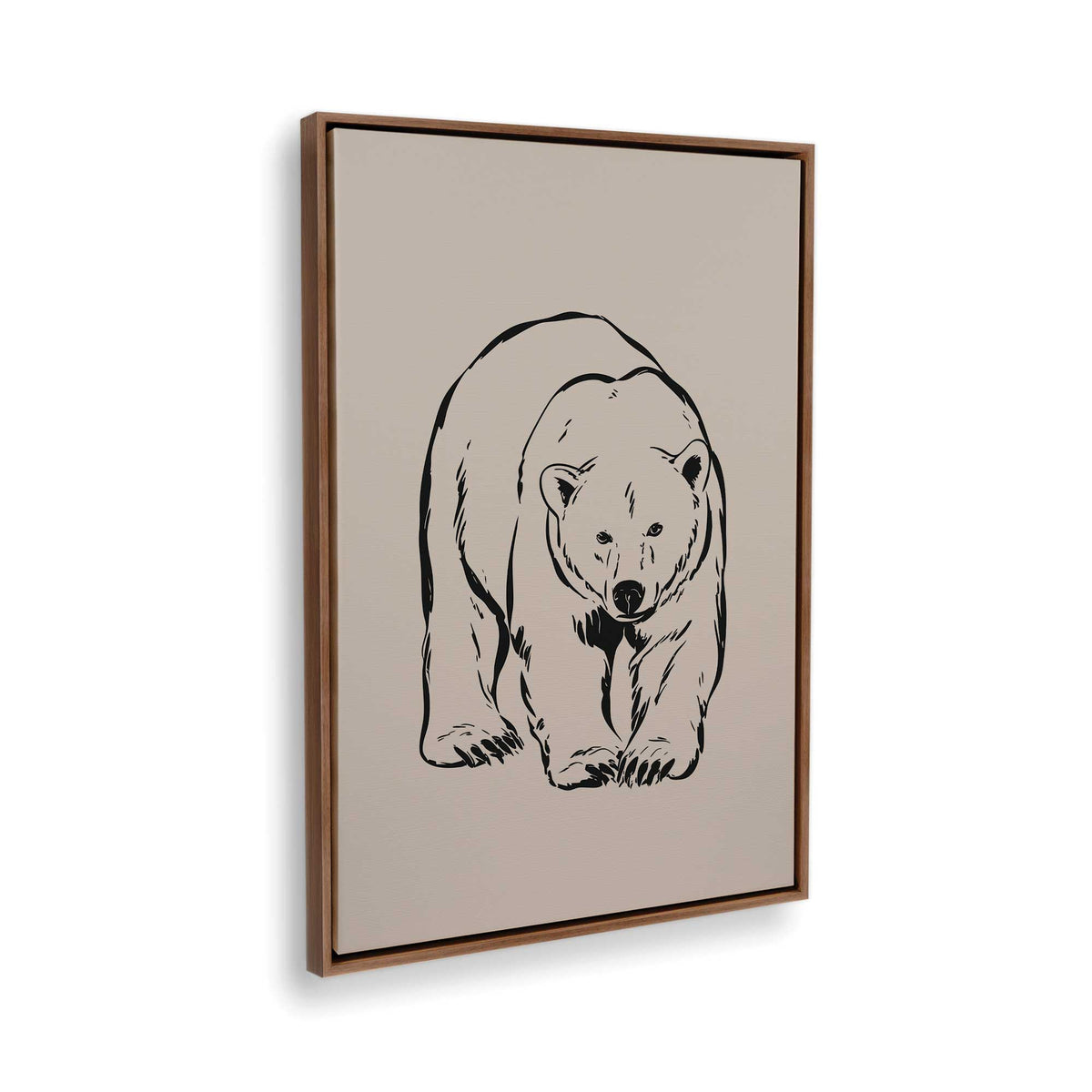 [Color:Walnut], Picture of the corner of the art