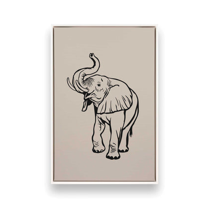 [Color:Opaque White], Picture of art in a White frame