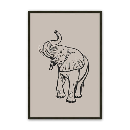[Color:Satin Black], Picture of art in a Satin Black frame