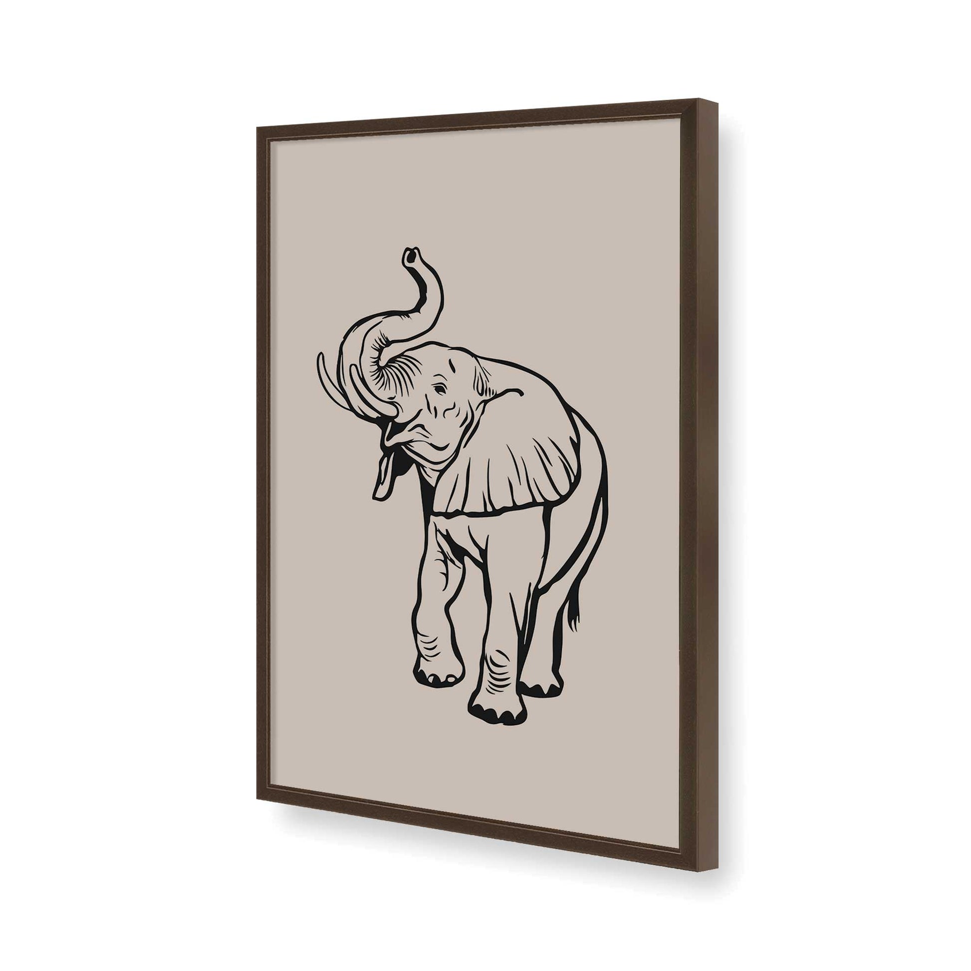 [Color:Belvinder Brown], Picture of art in a Belvinder Brown frame of the corner