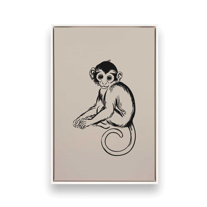 [Color:Opaque White], Picture of art in a White frame