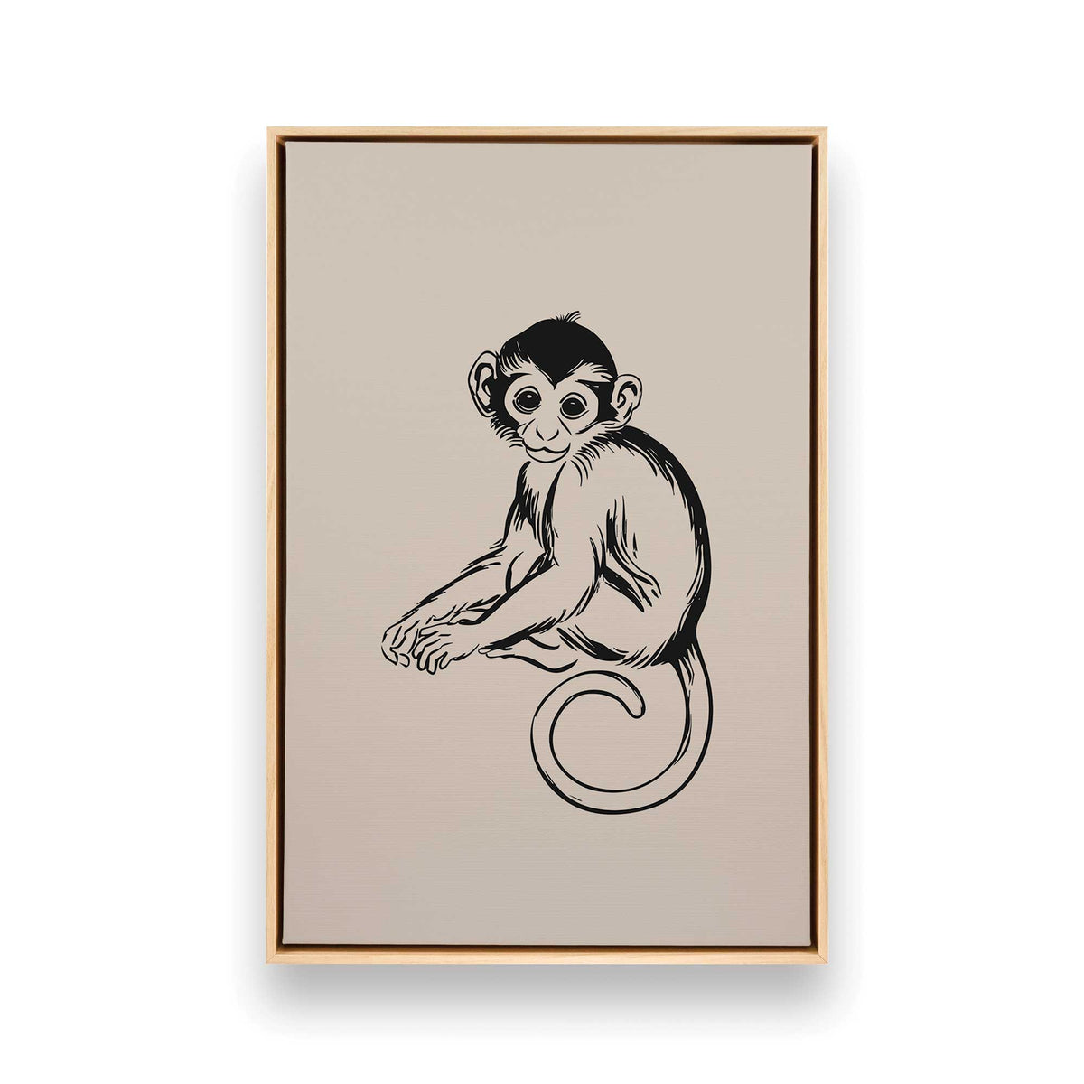 [Color:American Maple], Picture of art in a American Maple frame