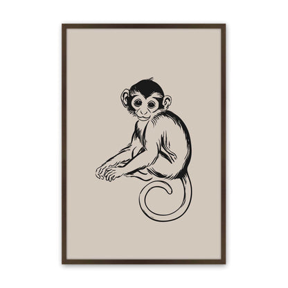 [Color:Belvinder Brown], Picture of art in a Belvinder Brown frame