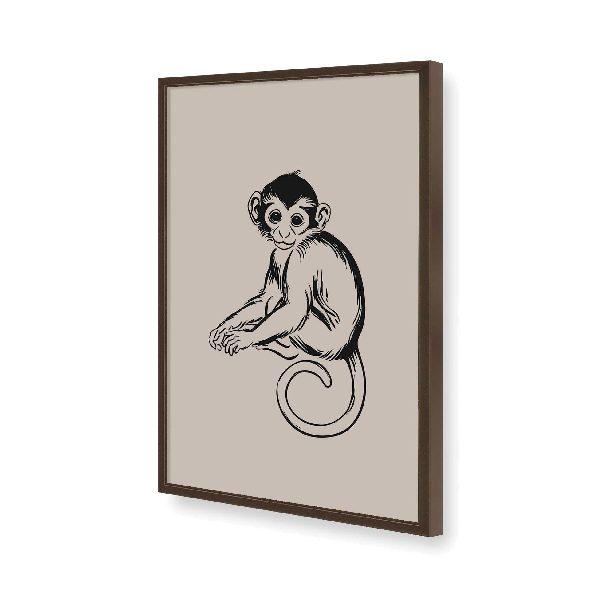 [Color:Belvinder Brown], Picture of art in a Belvinder Brown frame of the corner