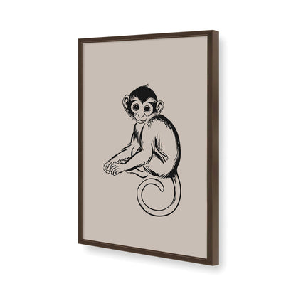 [Color:Belvinder Brown], Picture of art in a Belvinder Brown frame of the corner