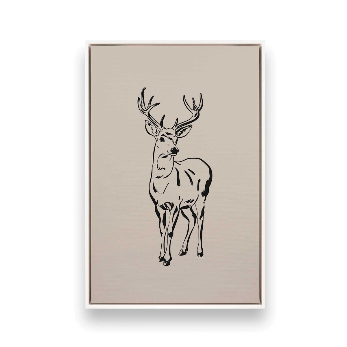 [Color:Opaque White], Picture of art in a White frame