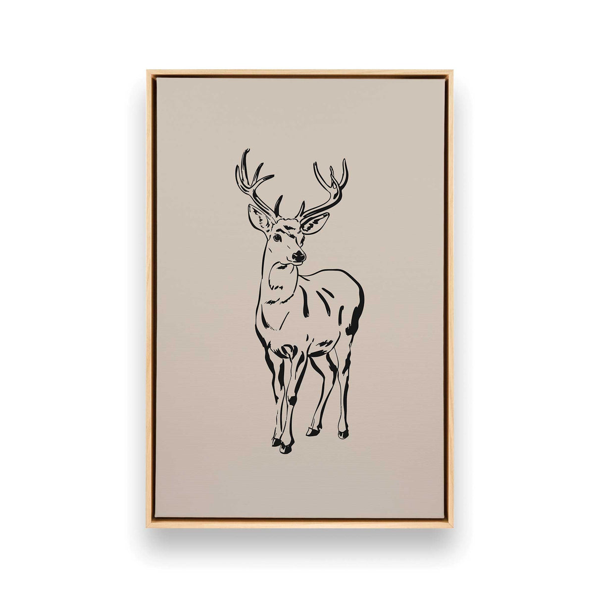 [Color:American Maple], Picture of art in a American Maple frame